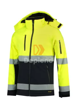 TRICORP ADLT52 Tricorp Bi-color EN ISO 20471 Softshell Hi-Vis unisex kabát (403007)