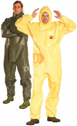 DuPont 40700 Tychem C sárga védőoverál