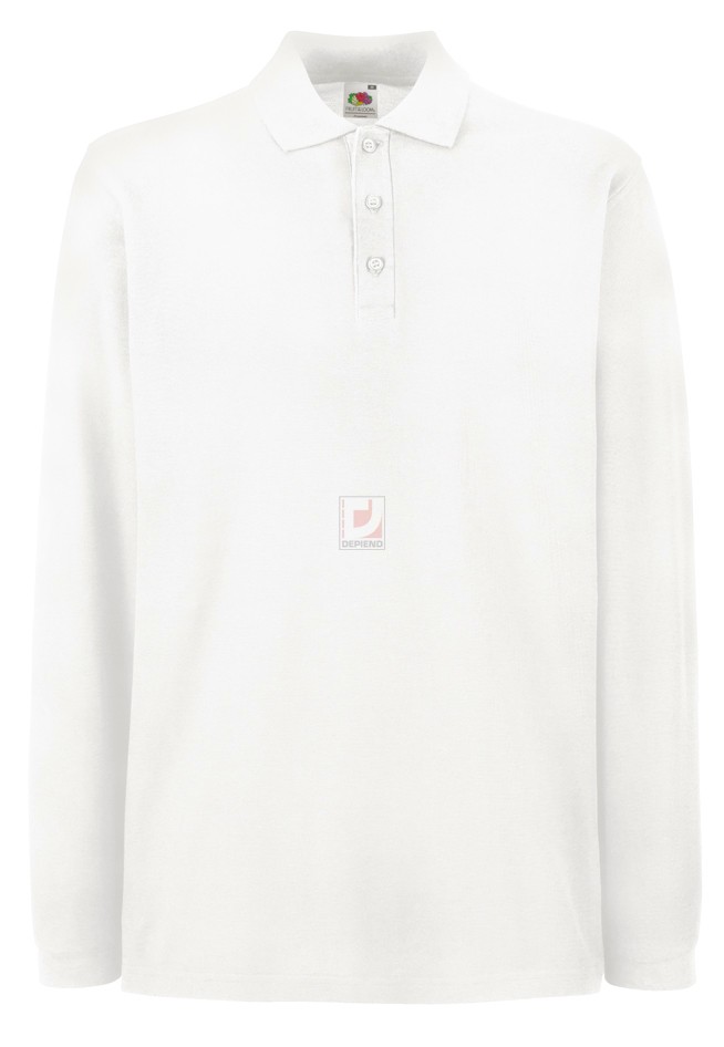 633100 63-310 Premium Long Sleeve Polo polo, ing, bluz