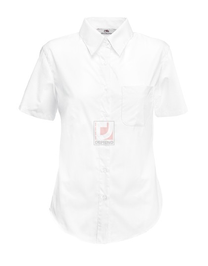 650140 65-014 Lady-Fit S/S  Poplin Shirt S/S polo, ing, bluz