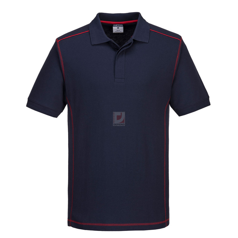 B218 Essential 2-Tone Polo Shirt polo, ing, bluz