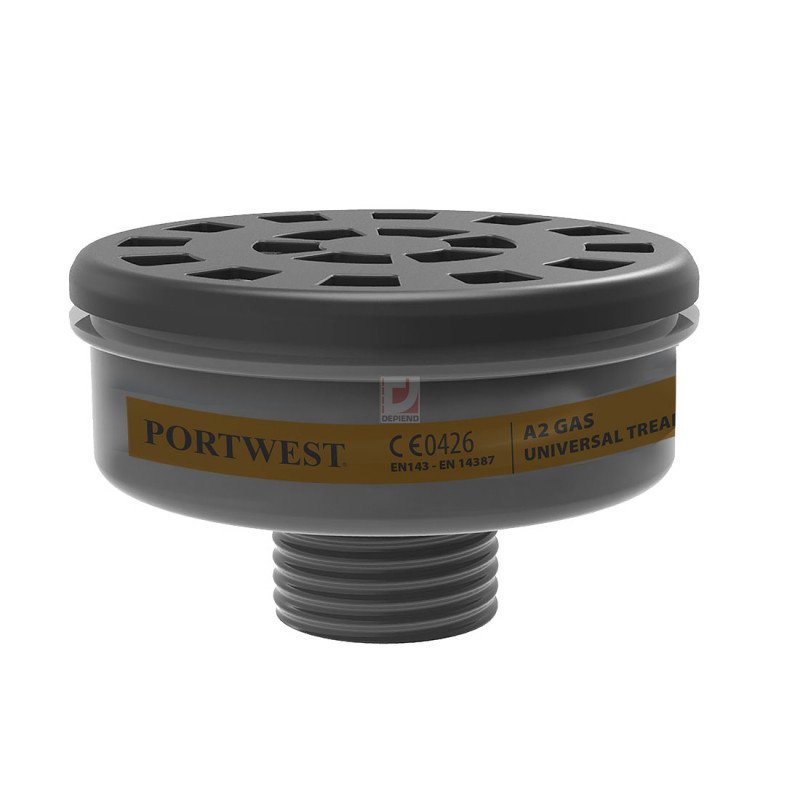 P906 Portwest A2 gaz szuro - univerzalis csatlakozas (6 db) szurok