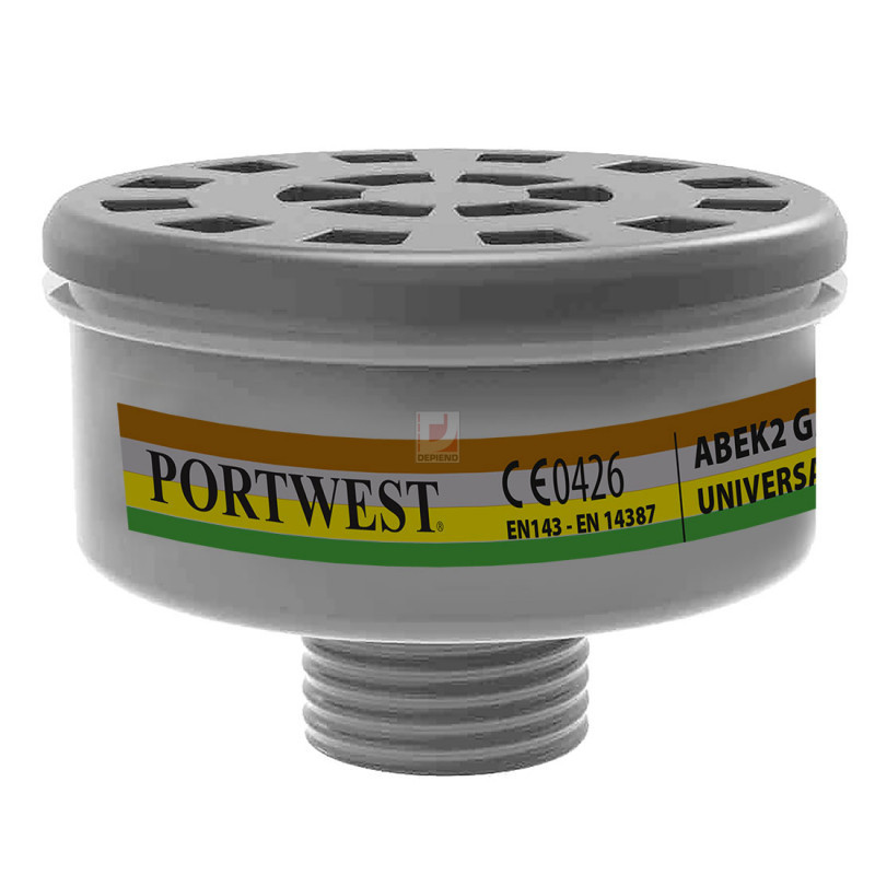 P926 Portwest ABEK2 Filter univerzalis csatlakozas (4 db)) szurok
