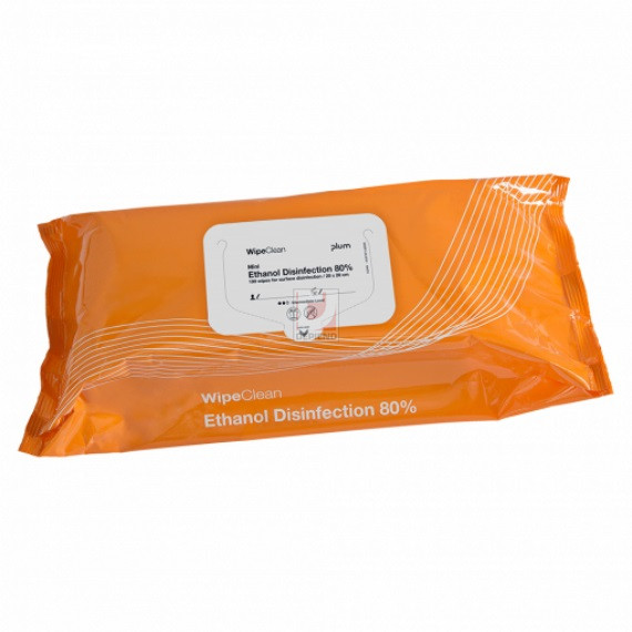 PL5252 Whipe Clean Ethanol Disinfection 80% - mini 100 db tisztitokendo