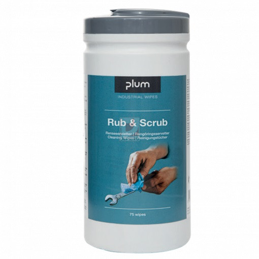 PL5272 Plum Industrial Wipes Rub&Scrub tisztitokendo