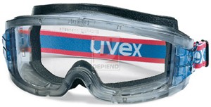 U9301716 Uvex Ultravision szemuveg, hab- gumipantos, viztiszta lencse gumipantos
